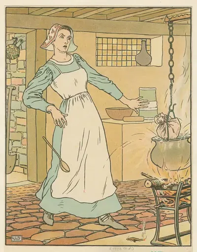 Том, попавший в пудинг by Леонард Лесли Брук, 1922 — digital art print download