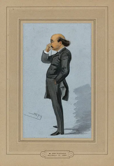 Dion Boucicault by Sir Leslie Mathew Ward, 1882 — digital art print download