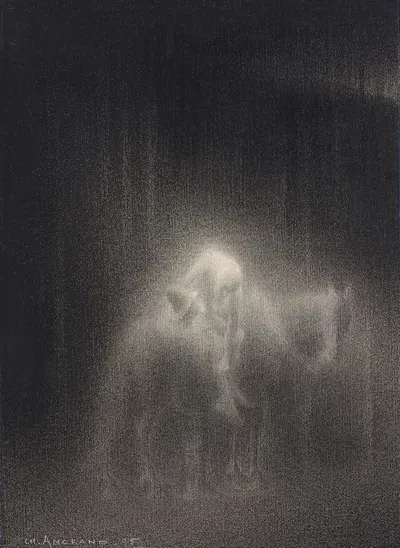 Le Bon Samaritain by Charles Angrand, 1895 — digital art print download