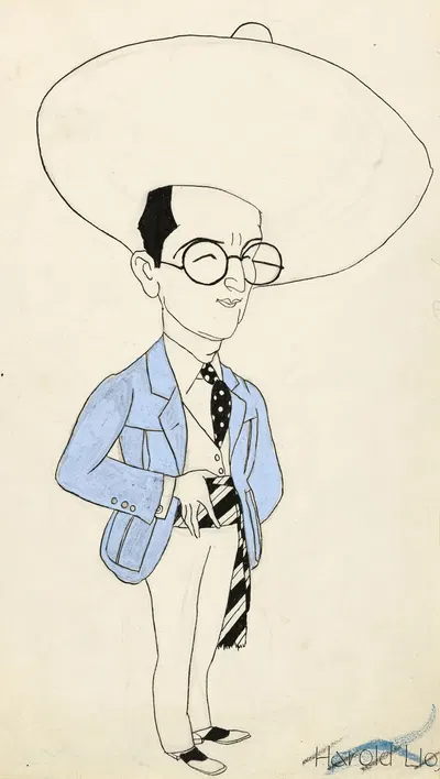 Гарольд Ллойд by Уолтер К. Кинстлер, 1923 — digital art print download