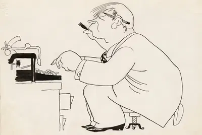 Ирвин Шрусбери Кобб by Уолтер К. Кинстлер, 1923 — digital art print download