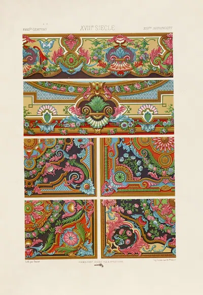 XVIII век 3 by Огюст Расине, 1880 - 1889 — digital art print download