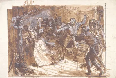 The Death of Lucretia by Pietro Fancelli — digital art print download