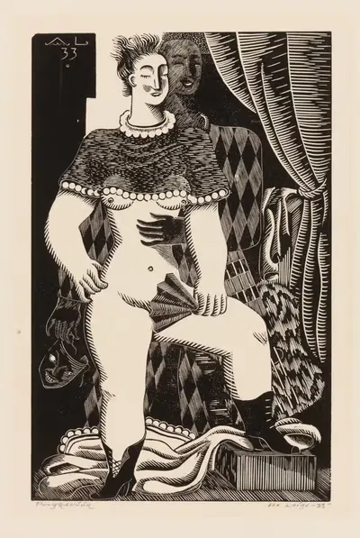 Маскарад by Аркадий Лайго, 1933 — digital art print download