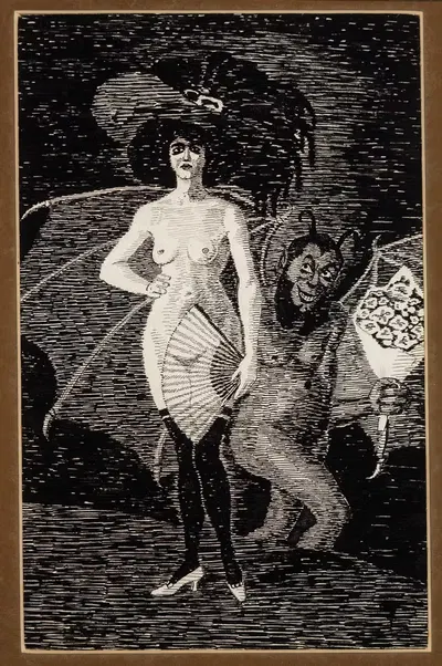 Даам и Мефистофель by Эрик Оберманн, 1913 — digital art print download