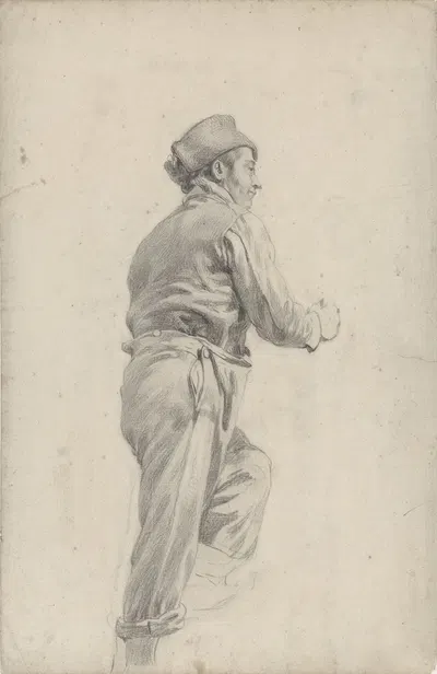 Staande visser by Рейньер Крейвангер, 1822-1880 — digital art print download