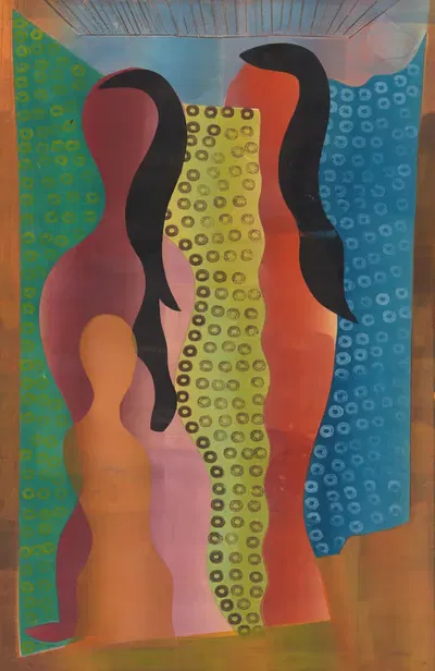 Композиция с фигурами by Хендрик Николас Веркман, 1944 — digital art print download