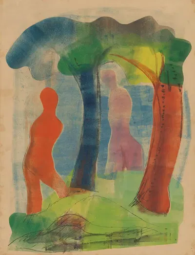 Остров Южного моря 3 by Хендрик Николас Веркман, 1936 — digital art print download