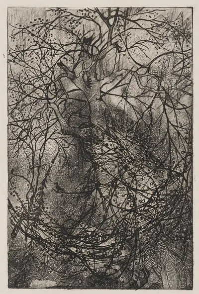 Branches by Родольф Бреден, c. 1880 — digital art print download