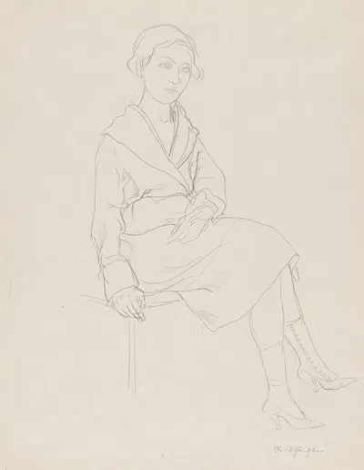 Dienstmädchen by Рудольф Шлихтер, 1925 — digital art print download
