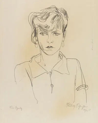 Portrait Speedy (Meine Frau) by Рудольф Шлихтер, 1931 — digital art print download