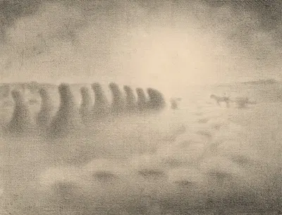 End of the Harvest by Charles Angrand — digital art print download