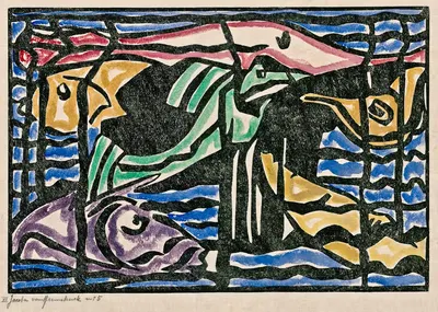 Compositie XI by Jacoba van Heemskerck, 1916 — digital art print download