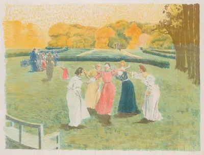 Слепая игра by Александр Люноа, 1897 — digital art print download