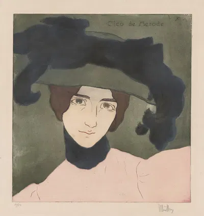 Клео де Мерод by Альфред Мюллер, c. 1903 — digital art print download