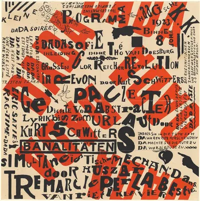 Kleine Dada Soirée (Small Dada Evening) by Theo van Doesburg, 1922 — digital art print download