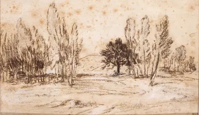 Landscape by Теодор Руссо — digital art print download