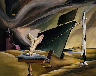 Заброшенный пейзаж by Малкольм Робертс, 1937 — digital art print download