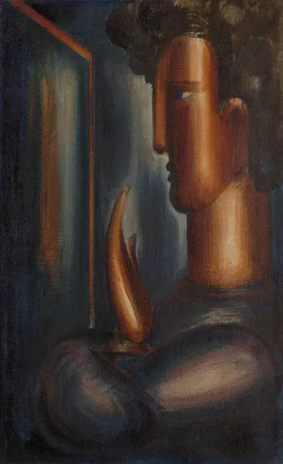 Перед зеркалом by Оскар Шлеммер, 1931 — digital art print download