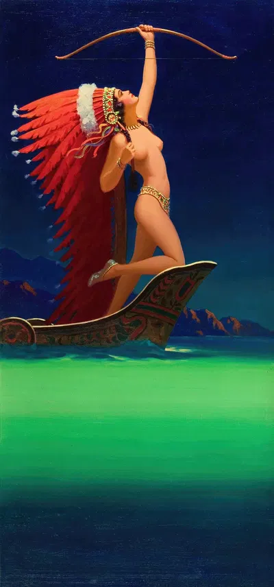 Пылающая стрела by Эдвард Мейсон Эгглестон, 1936 — digital art print download