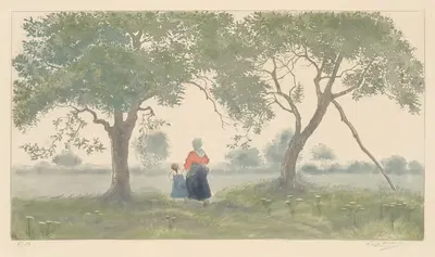 Яблони by Южен Делатр, 1902 — digital art print download