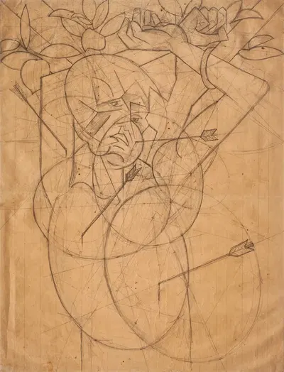 Святой Шебестиан by Богумил Кубишта, 1912 — digital art print download