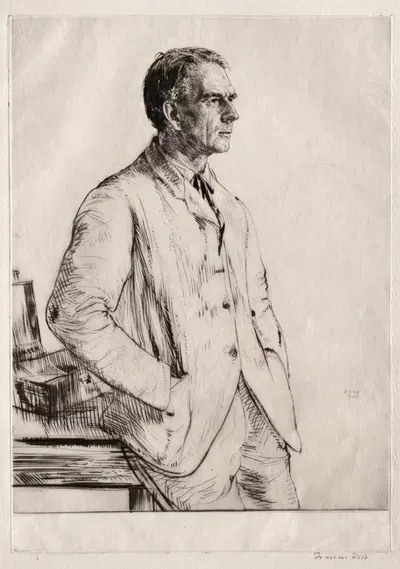 Преподобный С. Х. Гринлинг by Фрэнсис Додд, 1920 — digital art print download