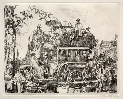 The Omnibus by Frank Wilcox — digital art print download