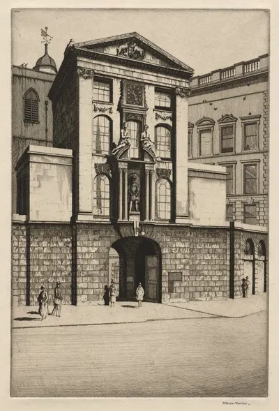Ворота Генриха VIII by Герберт Гордон Уорлоу, c. 1930 — digital art print download