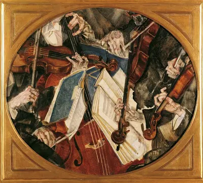 Квартет Клиглера by Макс Оппенгеймер, 1917 — digital art print download