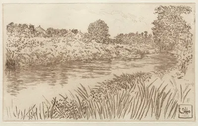 На Бронксе by Отто Генри Бахер, 1906 — digital art print download