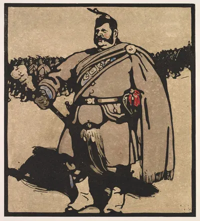 Drum-Major by William Nicholson, 1898 — digital art print download