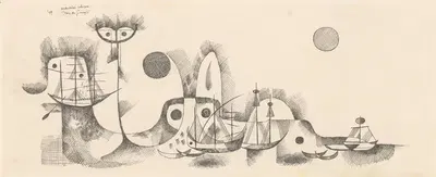 Утонувшие корабли, by Ян де Груйтер, 1949 — digital art print download