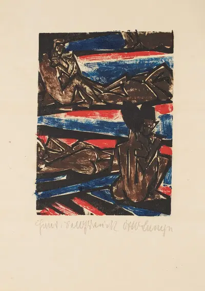 Счастливое время ван Зантена Пл.12 by Отто Ланге, 1920 — digital art print download