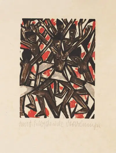 Счастливое время Ван Зантена, пл. 13 by Отто Ланге, 1920 — digital art print download