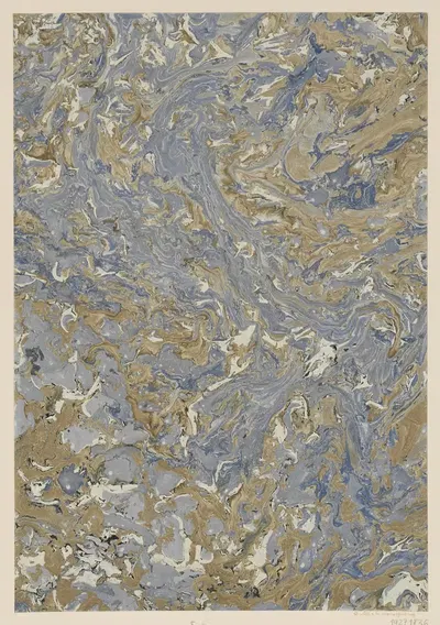 Мраморная бумага by А. Нис и Ко. Бунтпапирфабрик Ашaffenбург, 1900 — digital art print download