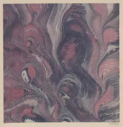Мраморная бумага (расчесанная) by А. у. П. Реннер, 1904 - 1907 — digital art print download