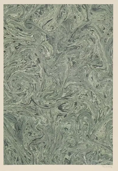 Мраморная бумага (масляный мрамор) by Андреас Хауссманн, 1900 — digital art print download