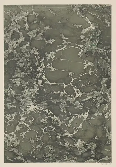 Мраморная бумага (Мраморное масло) by Андреас Хауссманн, 1900 — digital art print download