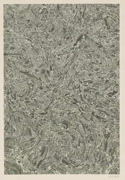 Мраморная бумага (Мраморное масло) by Андреас Хауссманн, 1900 — digital art print download