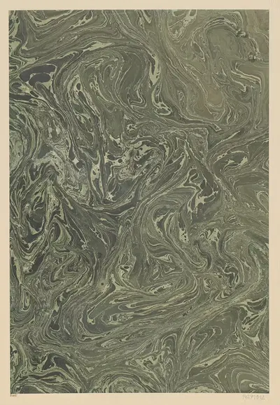 Мраморная бумага (Мраморное масло) by Андреас Хауссманн, 1900 — digital art print download