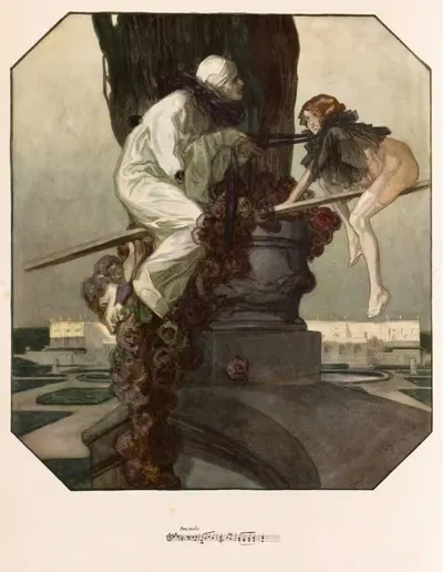 Лист из 'Из моих замков' 6 by Франц фон Байрос — digital art print download