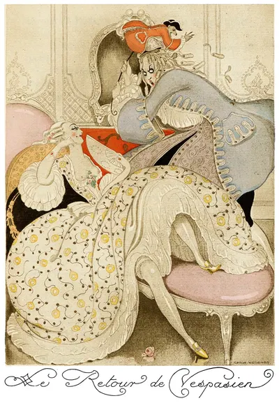На красных каблуках pl 03 by Герда Вегенер, 1929 — digital art print download