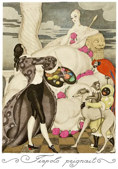 На красных каблуках пл. 05 by Герда Вегенер, 1929 — digital art print download