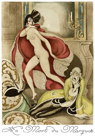 На красных каблуках Пл.11 by Герда Вегенер, 1929 — digital art print download