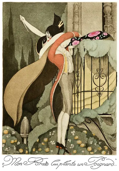На красных каблуках Пл.12 by Герда Вегенер, 1929 — digital art print download