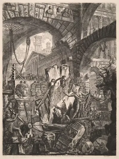 Человек на пытках by Джованни Баттиста Пиранези, 1761 — digital art print download