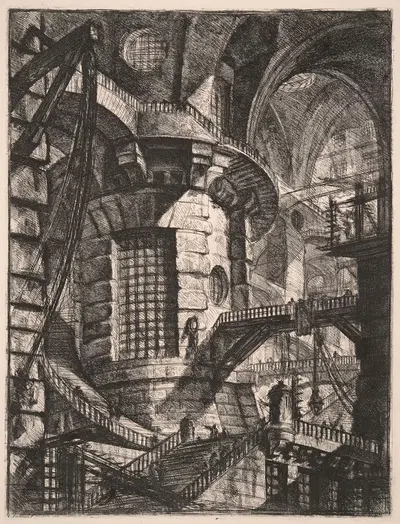 Круглая башня by Джованни Баттиста Пиранези, 1761 — digital art print download
