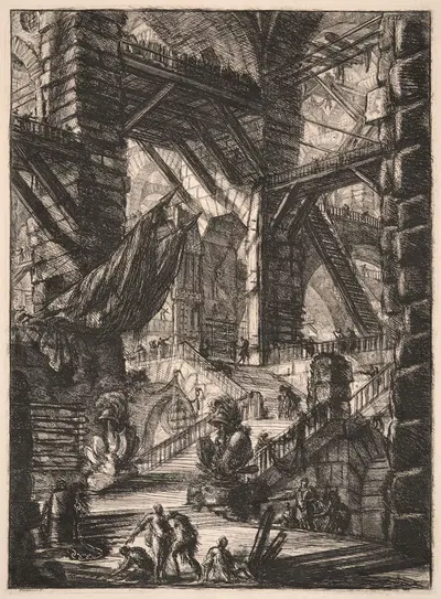 Лестница с трофеями by Джованни Баттиста Пиранези, 1761 — digital art print download