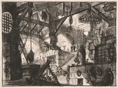 Колодец by Джованни Баттиста Пиранези, 1761 — digital art print download